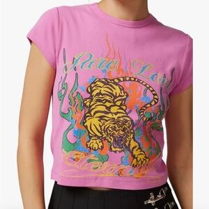 Urban Outfitters Pure Love Tiger Baby Tee. EUC!